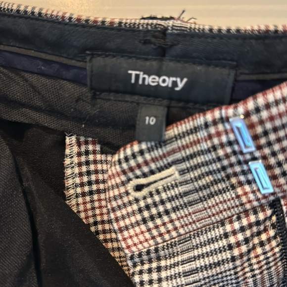 Theory Women's Maple Flannel Treeca Pant - Picture 2 of 3